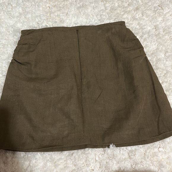 Mid thigh brown zara skirt - Picture 4 of 4